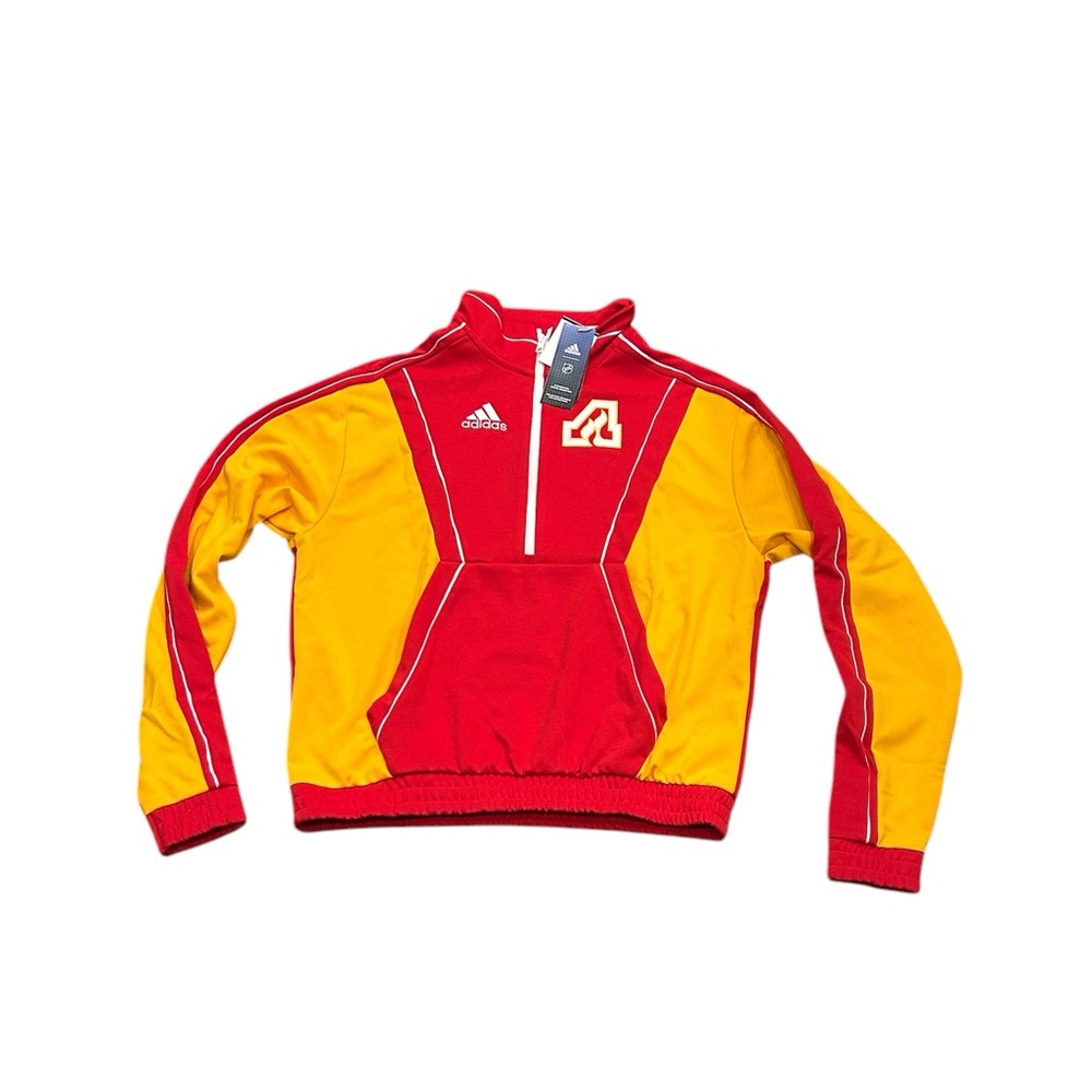 Atlanta Flames‎ Adidas Men’s Team Classics 1/2 Zip Jacket